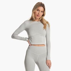 Women’s Vuori Textured Chilled Out Top Houndstooth *Size Small*
